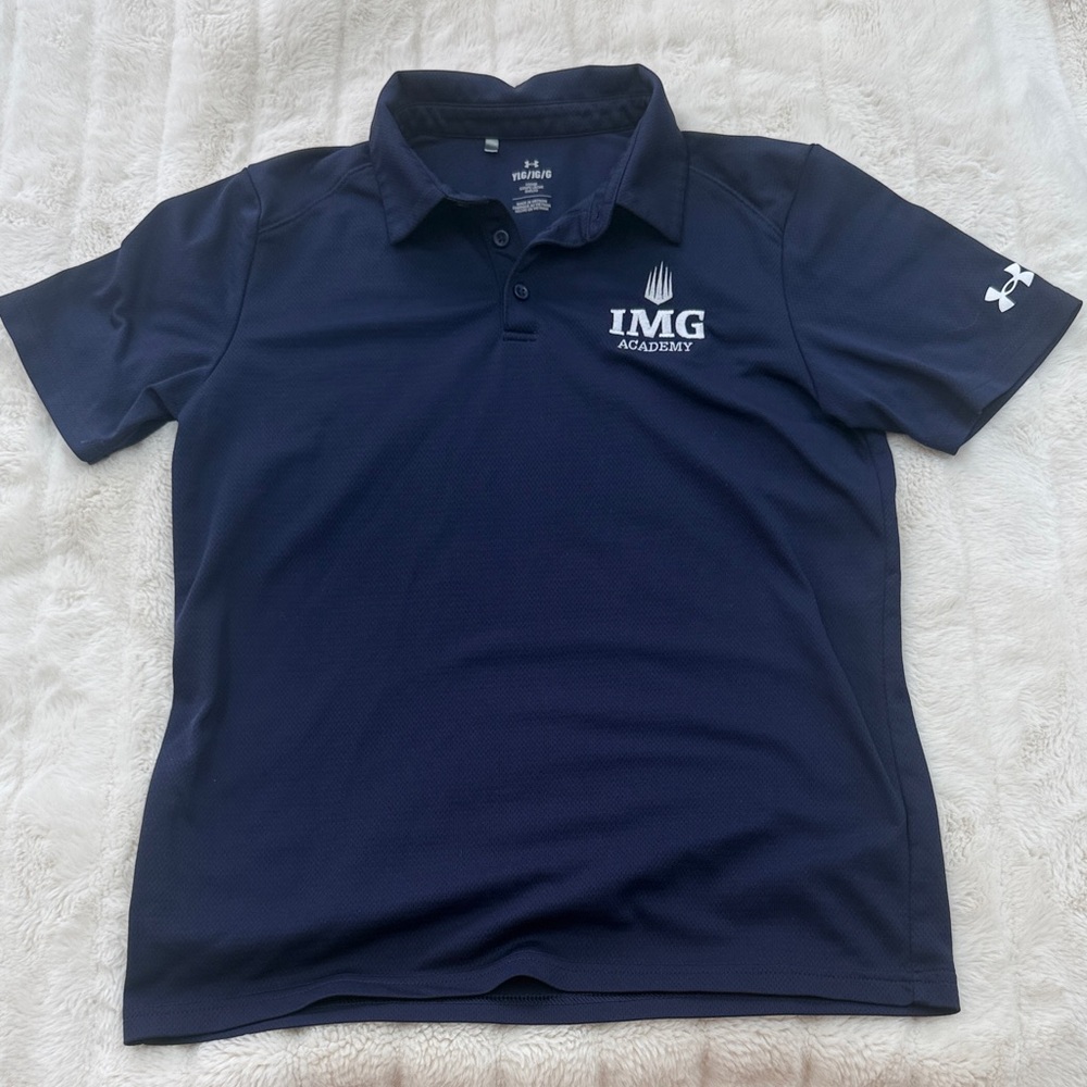 Under Armour Navy IMG Academy Performance Polo